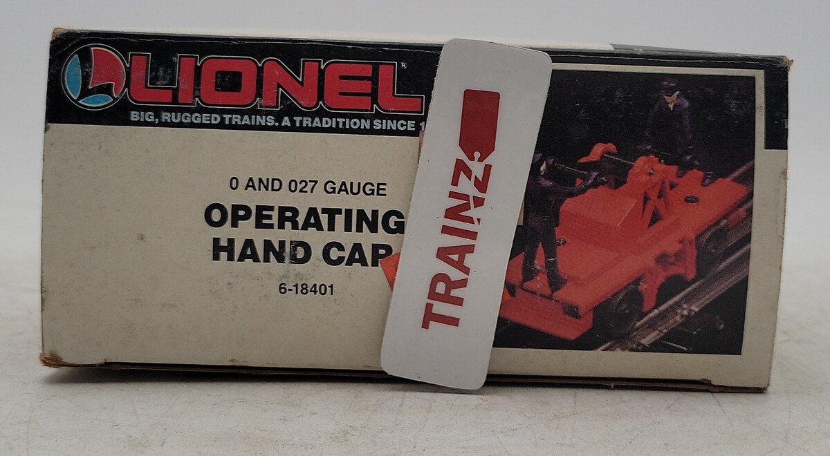 Lionel 6-18401 O Gauge Operating Workmen Hand Car LN/Box