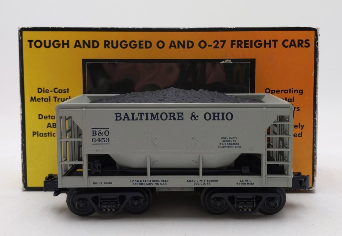 MTH 30-7518 O Gauge Baltimore & Ohio Ore Car #6453 LN/Box