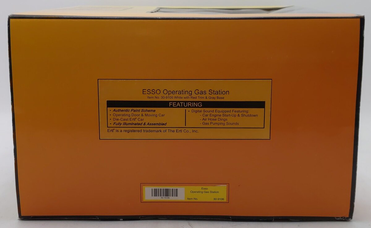 MTH 30-9106 O Gauge Esso Operating Gas Station EX/Box