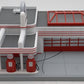 MTH 30-9106 O Gauge Esso Operating Gas Station EX/Box
