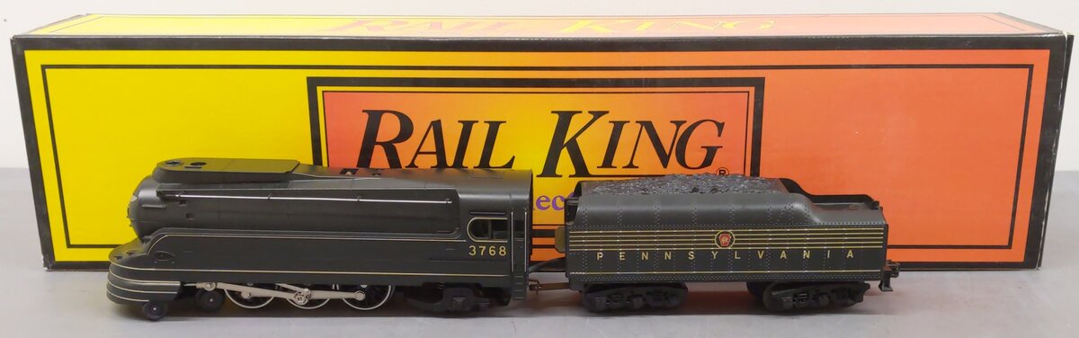 MTH 30-1118-0 RailKing PRR Torpedo Locomotive & Tender #3768 LN/Box