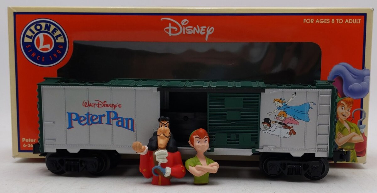 Lionel 6-36722 Disney Peter Pan Bobbing Head Car Boxcar EX/Box