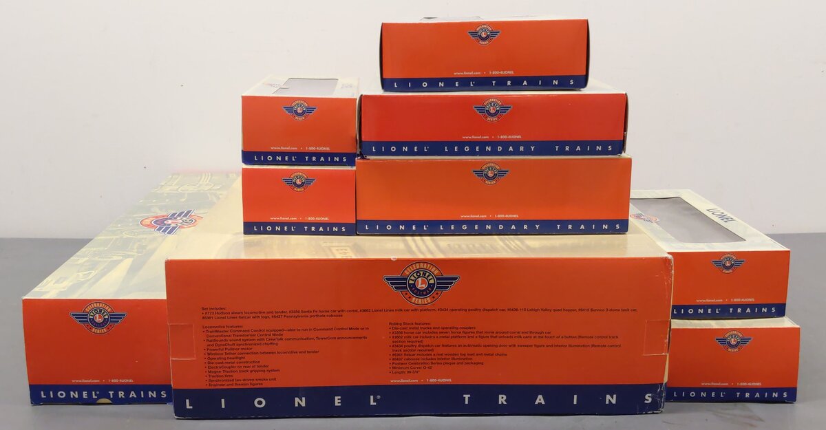 Lionel 6-31739 O Santa Fe Super Steam Freight Train Set EX/Box