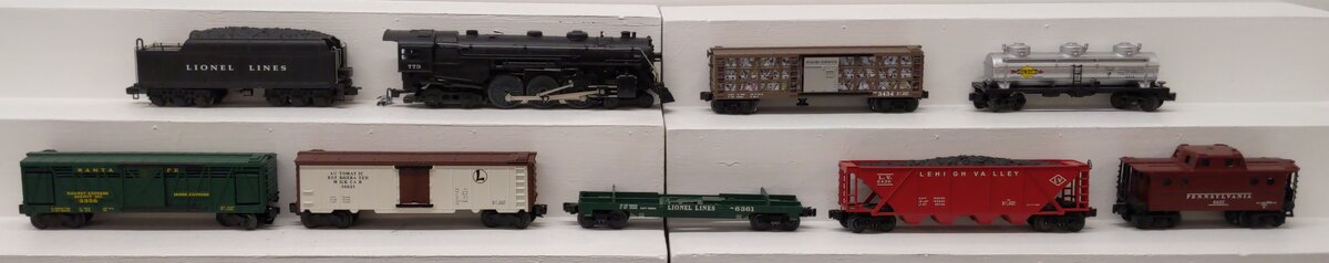 Lionel 6-31739 O Santa Fe Super Steam Freight Train Set EX/Box