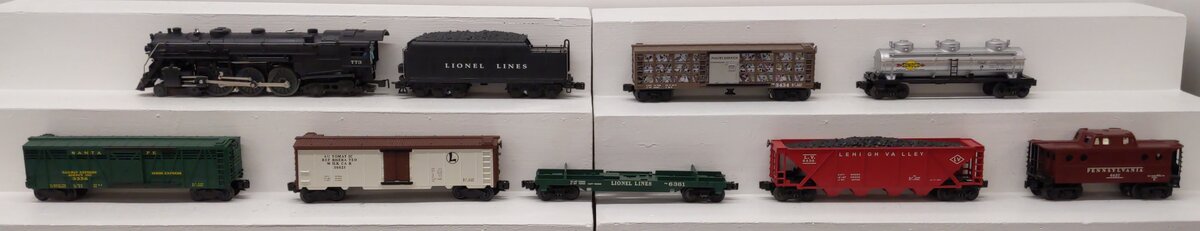 Lionel 6-31739 O Santa Fe Super Steam Freight Train Set EX/Box