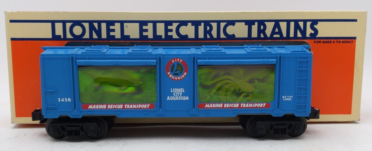 Lionel 6-16750 O Gauge Lionel City Aquarium Car #3436 EX/Box