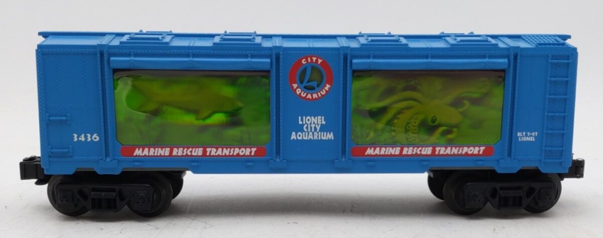 Lionel 6-16750 O Gauge Lionel City Aquarium Car #3436 EX/Box