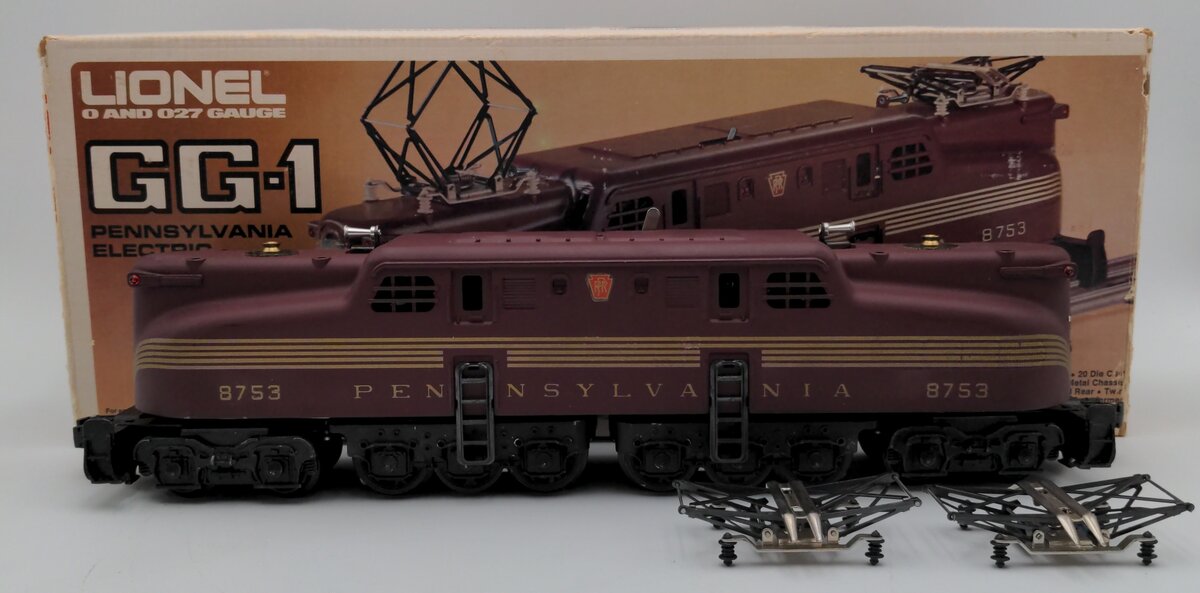 Lionel 6-8753 O Gauge Pennsylvania Railroad GG-1 Electric Locomotive #8753 EX/Box