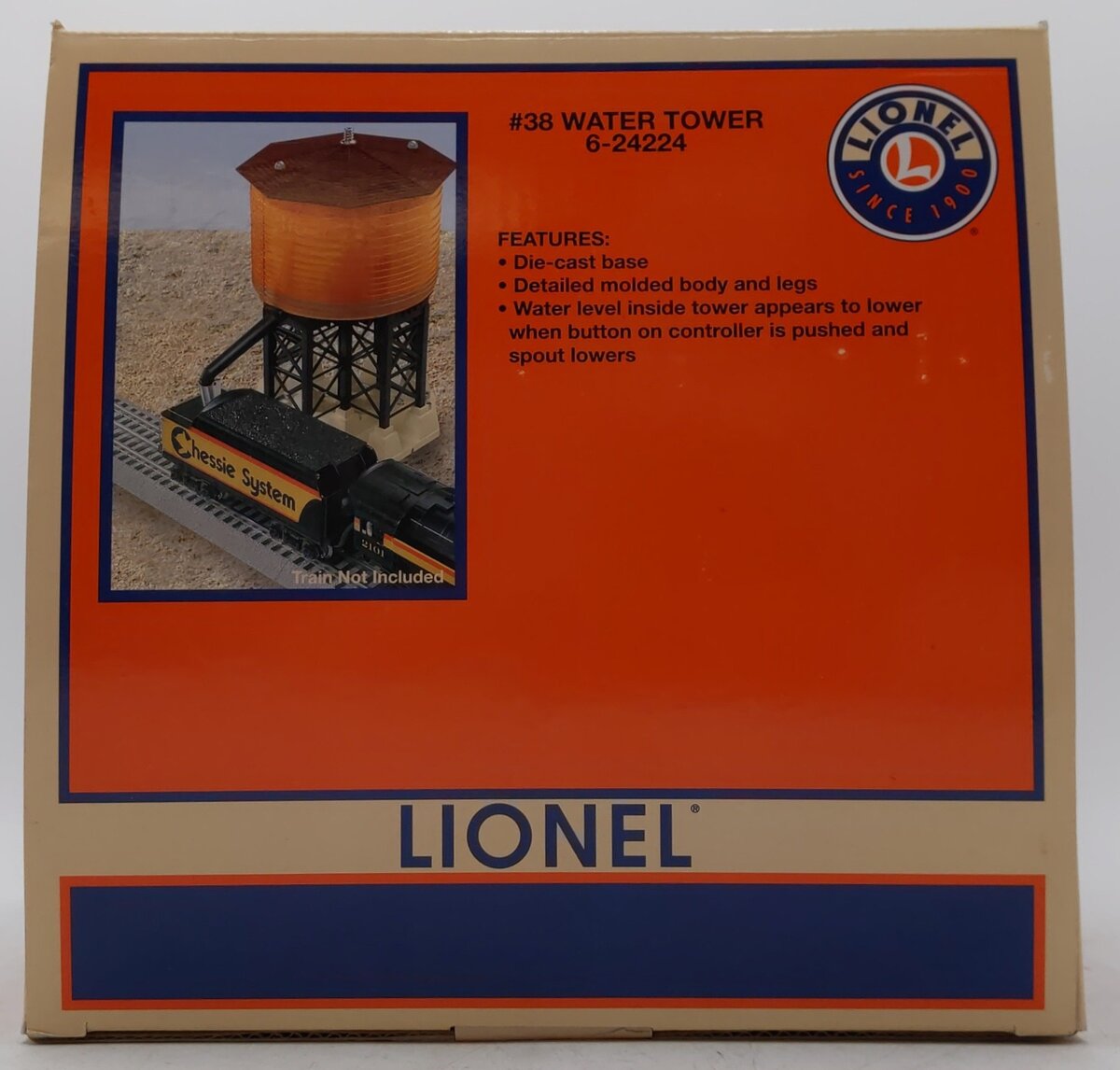 Lionel 6-24224 38 Operating Water Tower EX/Box