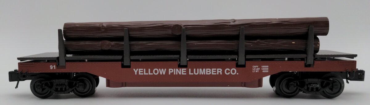 Williams 47928 O Yellow Pine Lumber Operating Log Dump Car