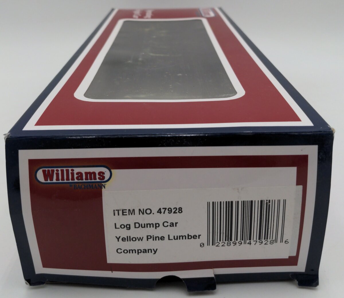 Williams 47928 O Yellow Pine Lumber Operating Log Dump Car