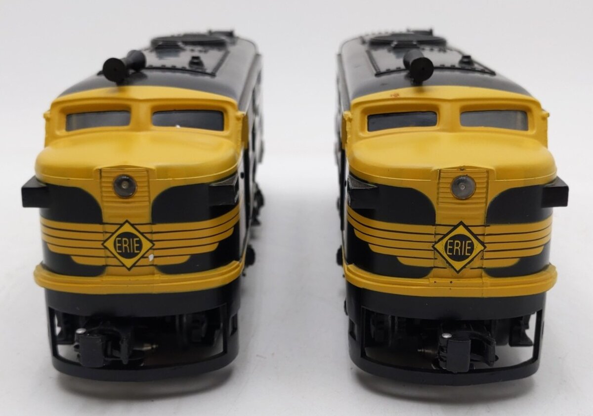 K-Line K2129 O Gauge Erie Alco AA Diesel Locomotive Set #2129/2131 EX/Box