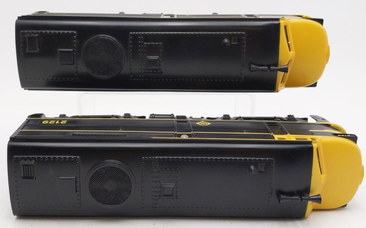 K-Line K2129 O Gauge Erie Alco AA Diesel Locomotive Set #2129/2131 EX/Box