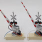 MTH 30-11012 O Gauge Operating Crossing Gates Signal (Box of 2) EX/Box