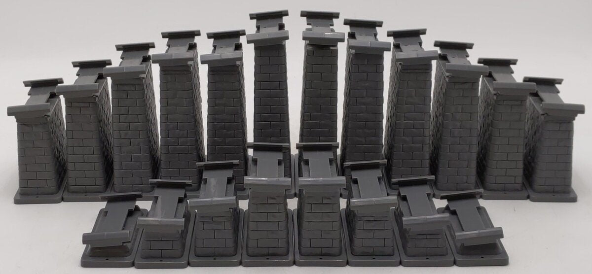 MTH 40-1033 O RealTrax - 24-Piece Graduated Trestle System Set VG/Box