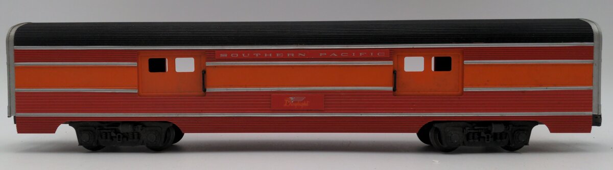 Lionel 6-9589 O Gauge Southern Pacific Daylight Aluminum Baggage Car VG
