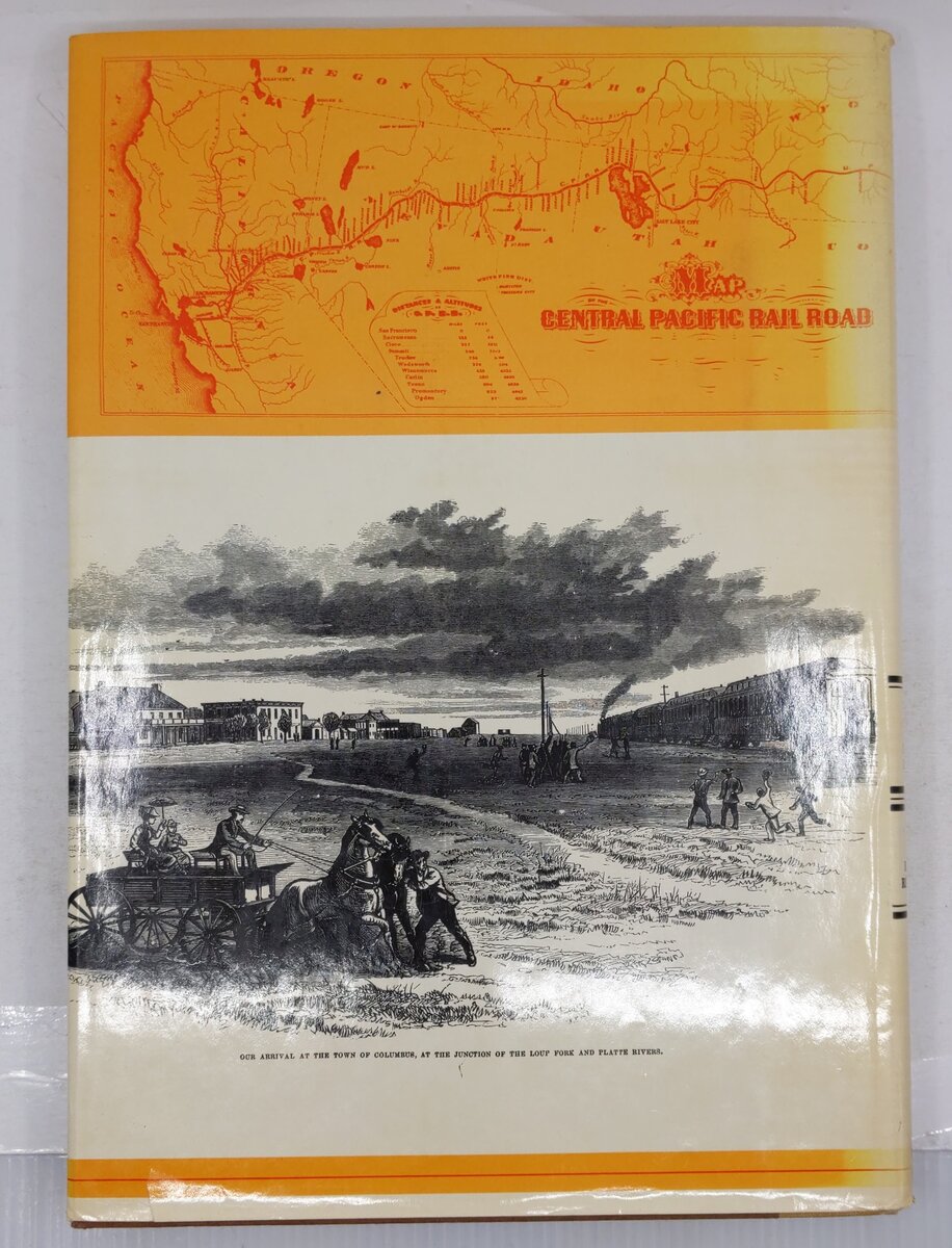 Out West on the Overland Train Hardcover Book By Richard Reinhardt VG