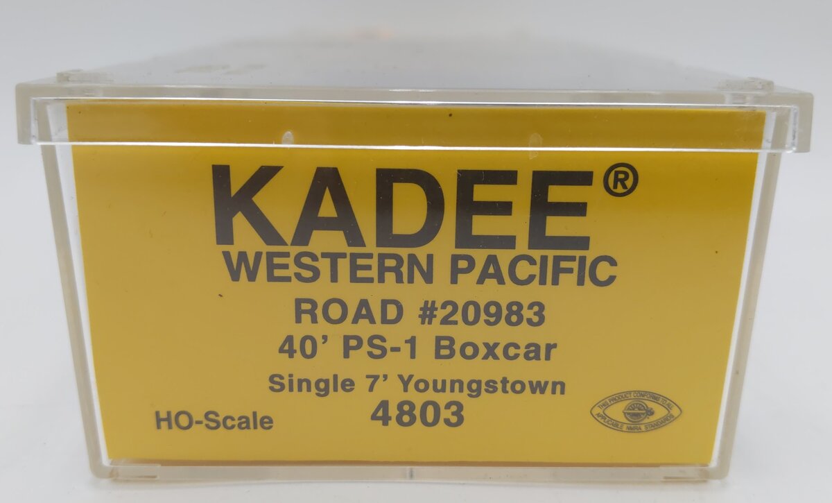 Kadee 4803 HO Scale Western Pacific 40' PS-1 Boxcar #20983 LN/Box
