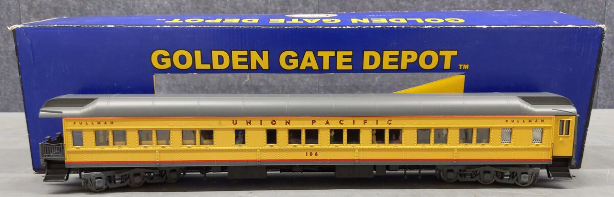 Golden Gate Depot o 2-Rail Union Pacific Set 1 Observation Car #106 LN/Box