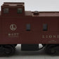 Lionel 6457 Vintage O SP Style Illuminated Caboose with Diecast Smokejack VG