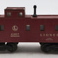 Lionel 6357 Vintage O Lionel Lines SP Lighted Caboose w/ Die-Cast Smokejack EX