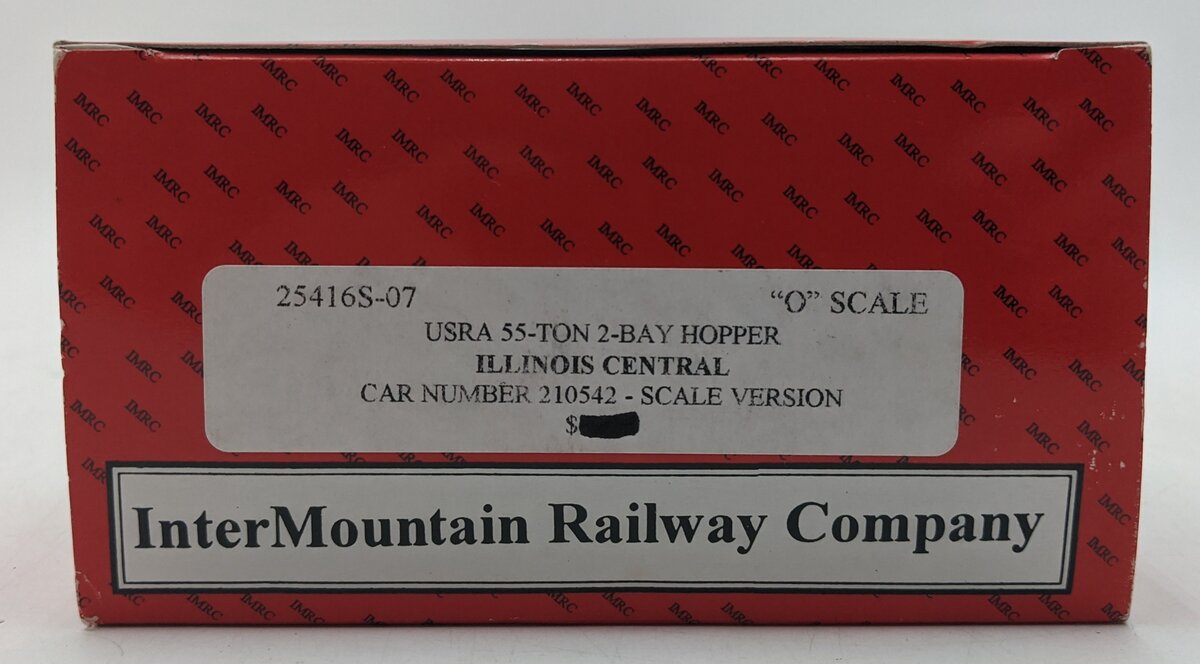 InterMountain 25416S-07 O IC USRA 55-Ton 2-Bay Hopper #210542 (2-Rail) NIB
