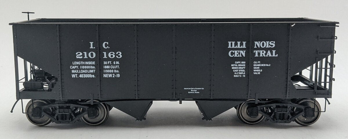 InterMountain 25416S-03 O IC USRA 55-Ton 2-Bay Hopper #210163 (2-Rail) EX/Box