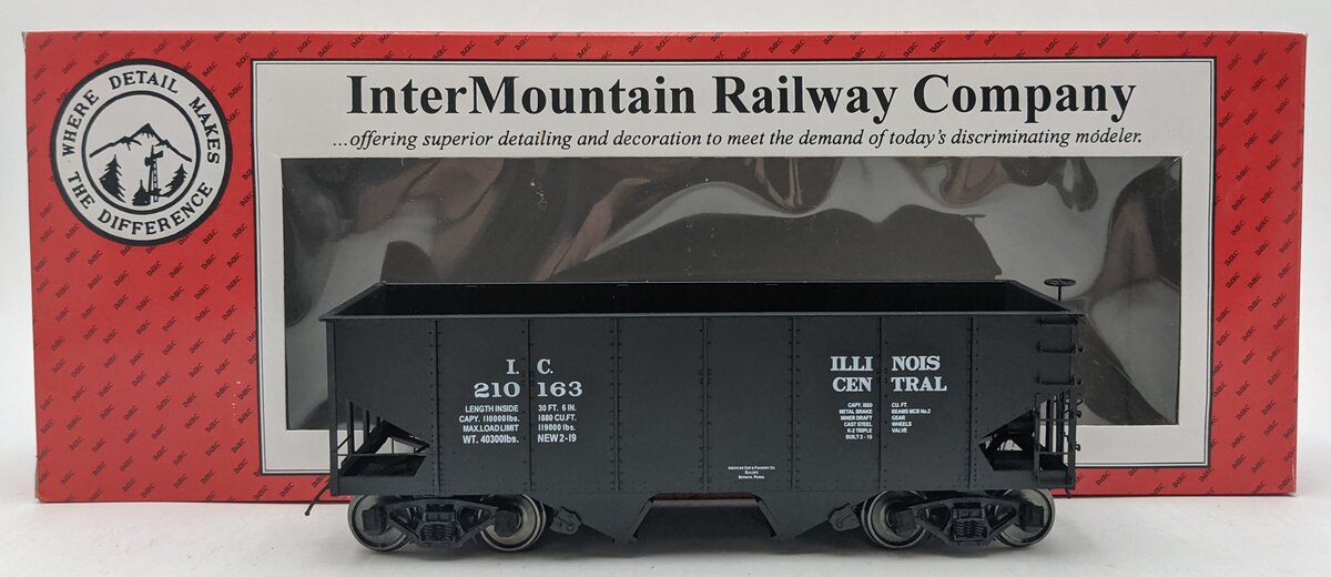 InterMountain 25416S-03 O IC USRA 55-Ton 2-Bay Hopper #210163 (2-Rail) EX/Box