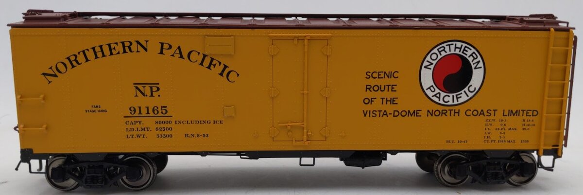InterMountain 25315S-10 O Northern Pacific Steel Sided Ice Bunker Car #91165 EX/Box