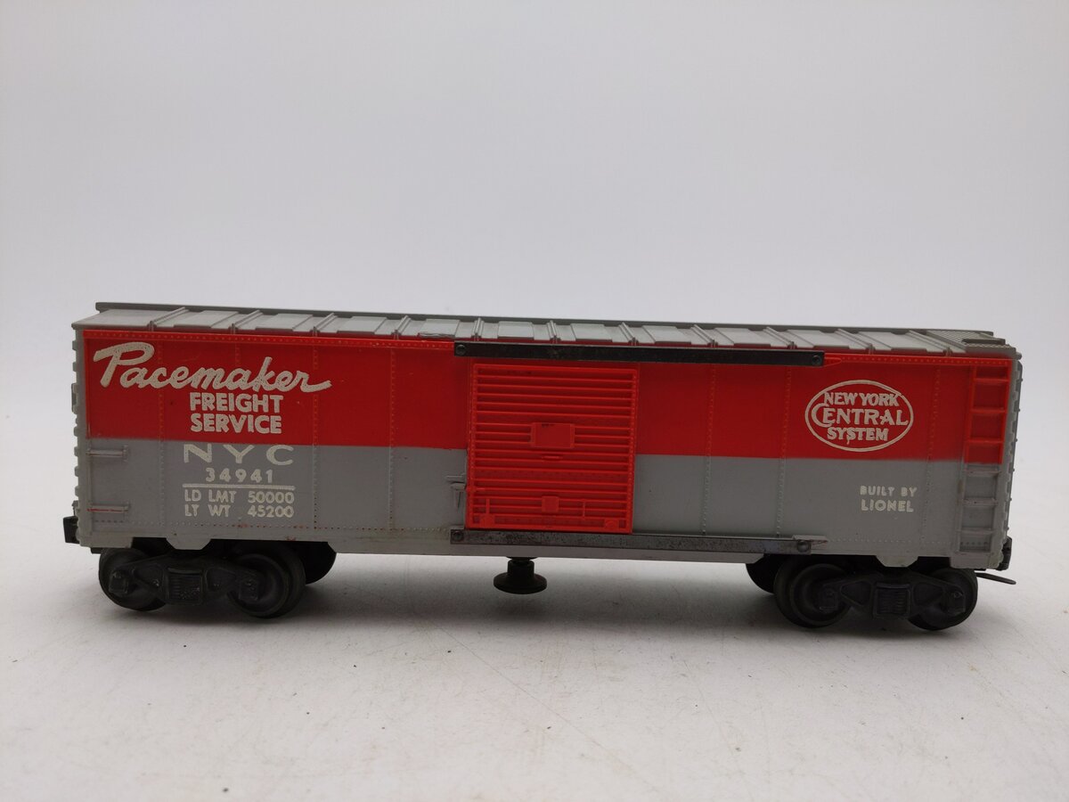 Lionel 3494-1 Vintage O New York Central Pacemaker Operating Boxcar EX