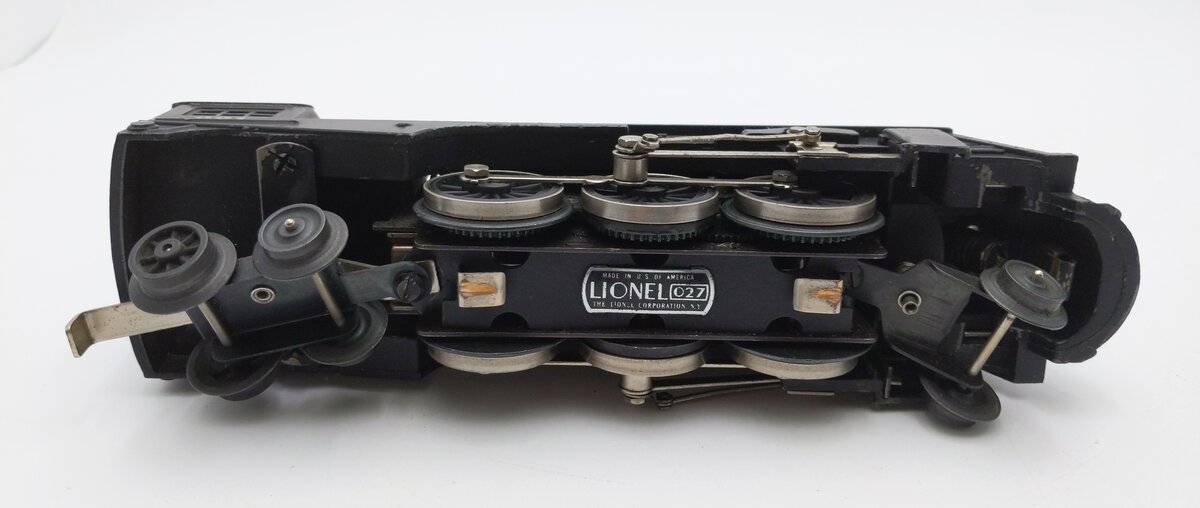 Lionel 221 Vintage O NYC Dreyfuss Black 2-6-4 Steam Locomotive & 221W EX
