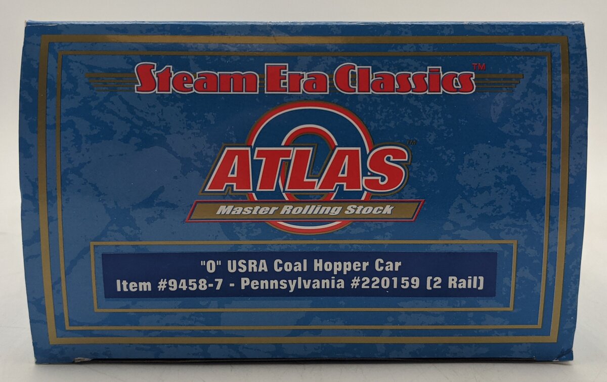 Atlas 9458-7 O Pennsylvania Railroad USRA Coal Hopper Car #220159 (2-Rail) NIB