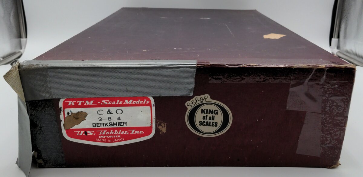 KTM Scale Models O Brass Chesapeake & Ohio Steam Locomotive #2747 Custom/Box