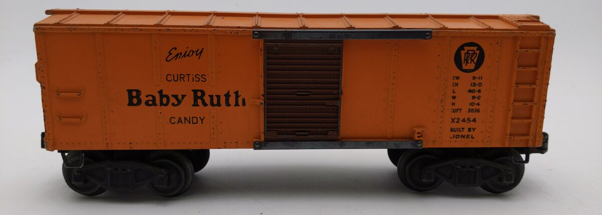 Lionel X2454 Vintage O Baby Ruth Railroad Boxcar EX