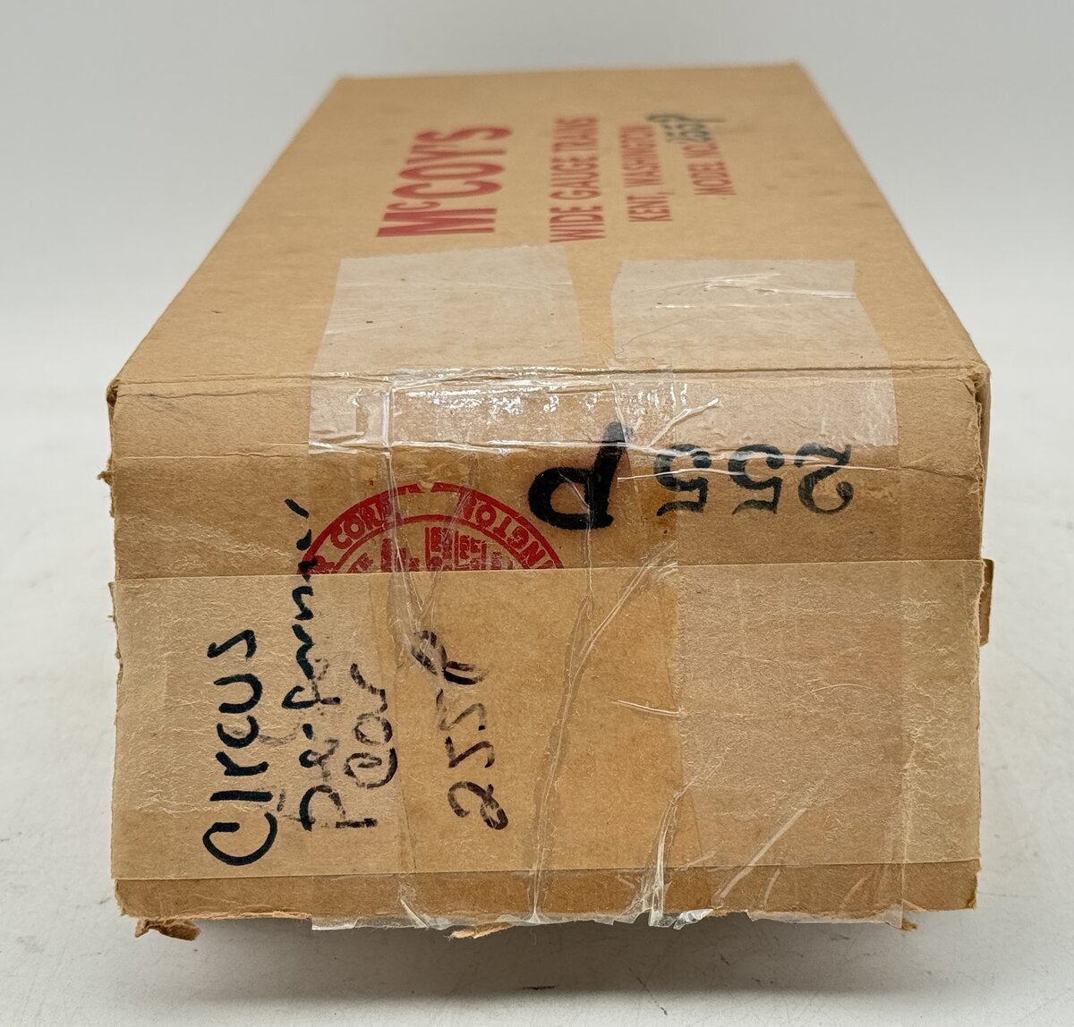 McCoy 255P Standard Gauge Circus Performer Car EX/Box