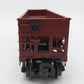 Lionel 6456 Vintage O Lehigh Valley Maroon 2-Bay Hopper Car #25000 EX