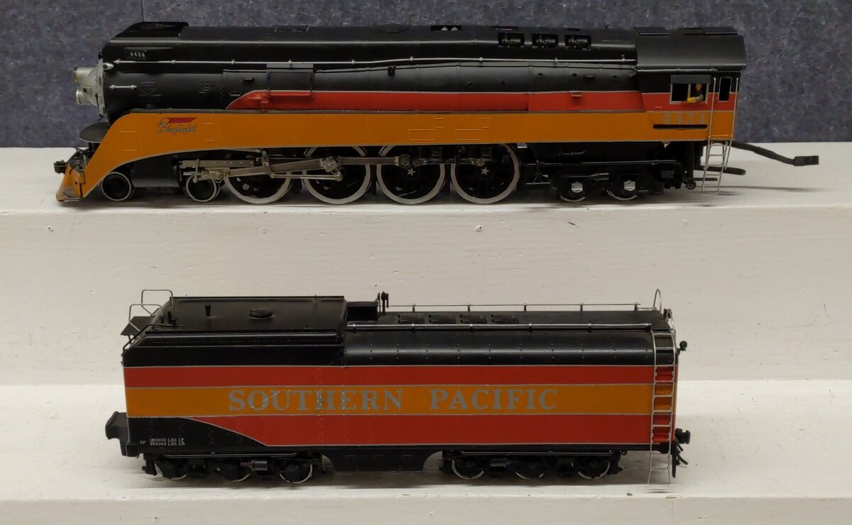 KTM Scale Models 4454 O 2-Rail BRASS Southern Pacific Steam Loco & Tender #4454 EX/Box