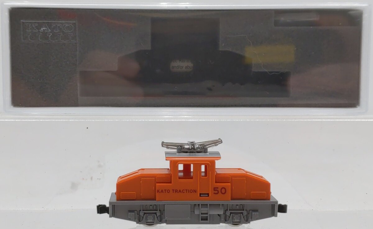 Kato 10-504-US N Kato Traction KATR 2-Axle Steeple Cab Electric Locomotive #50 NIB