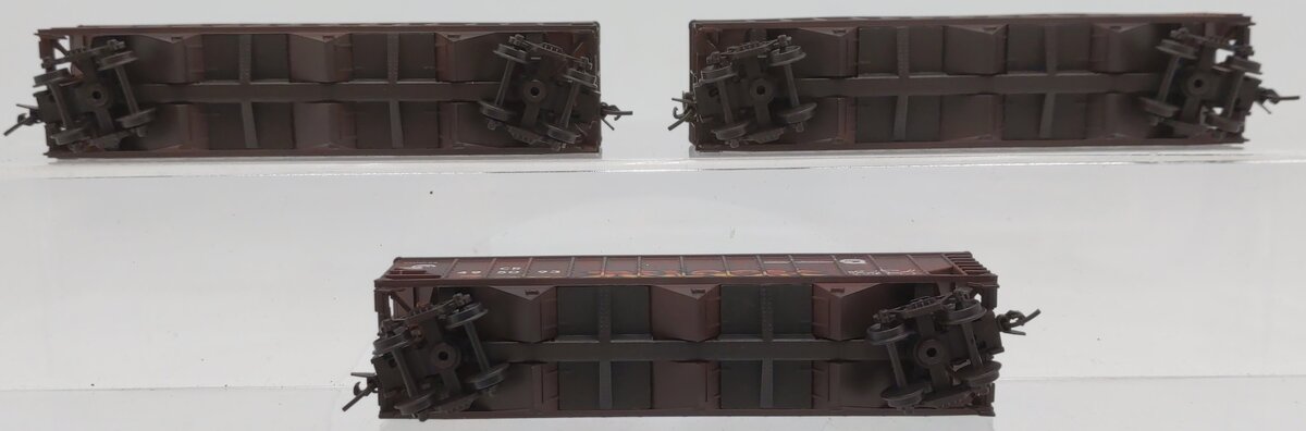 Micro-Trains 98305103 N Conrail Weathered 100-Ton 3-Bay Open Hoppers (Set of 3) NIB