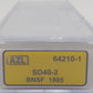 American Z-Line 64210-1 Z BNSF SD-40-2 Diesel Locomotive #1805 EX/Box