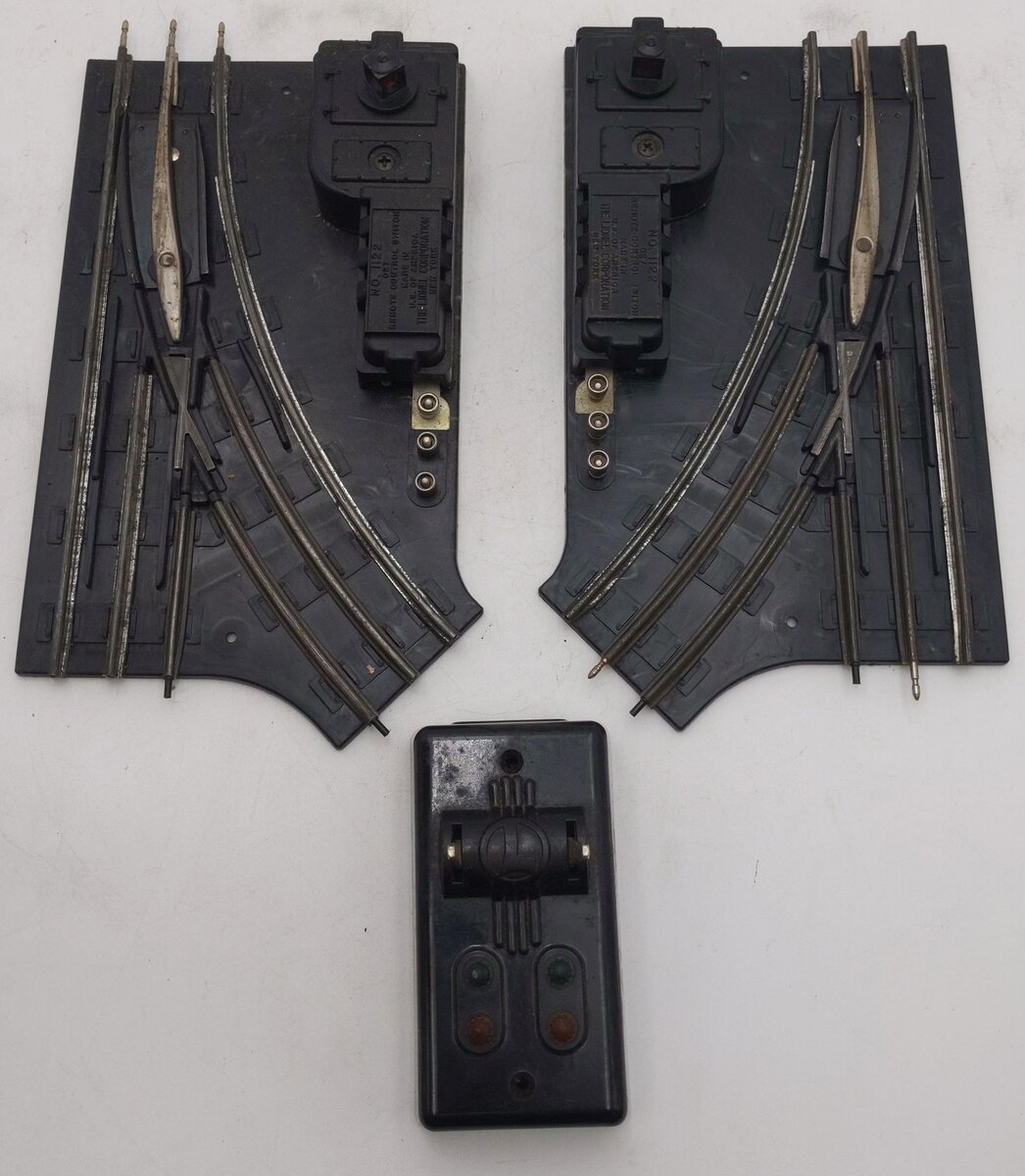 Lionel 1122 Vintage O-27 Remote Control Switches (Pair of 2) VG/Box