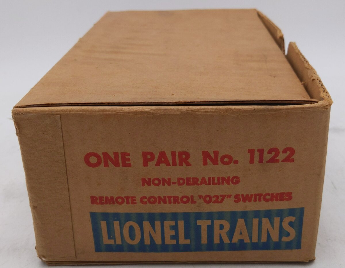 Lionel 1122 Vintage O-27 Remote Control Switches (Pair of 2) VG/Box