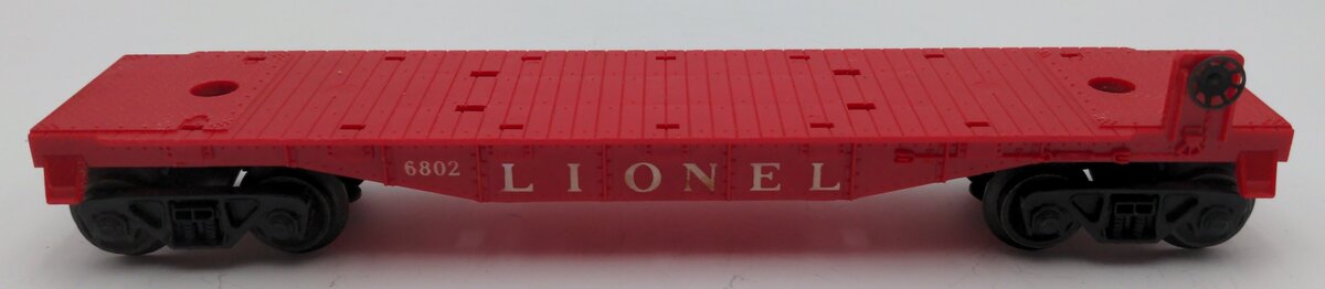 Lionel 6802 Vintage O Gauge Flatcar with I-Beam Load EX/Box
