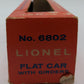 Lionel 6802 Vintage O Gauge Flatcar with I-Beam Load EX/Box
