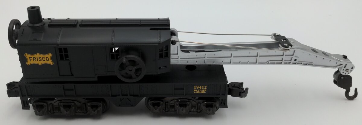 Lionel 6-19412 Frisco 6-wheel Operating Crane Car EX/Box