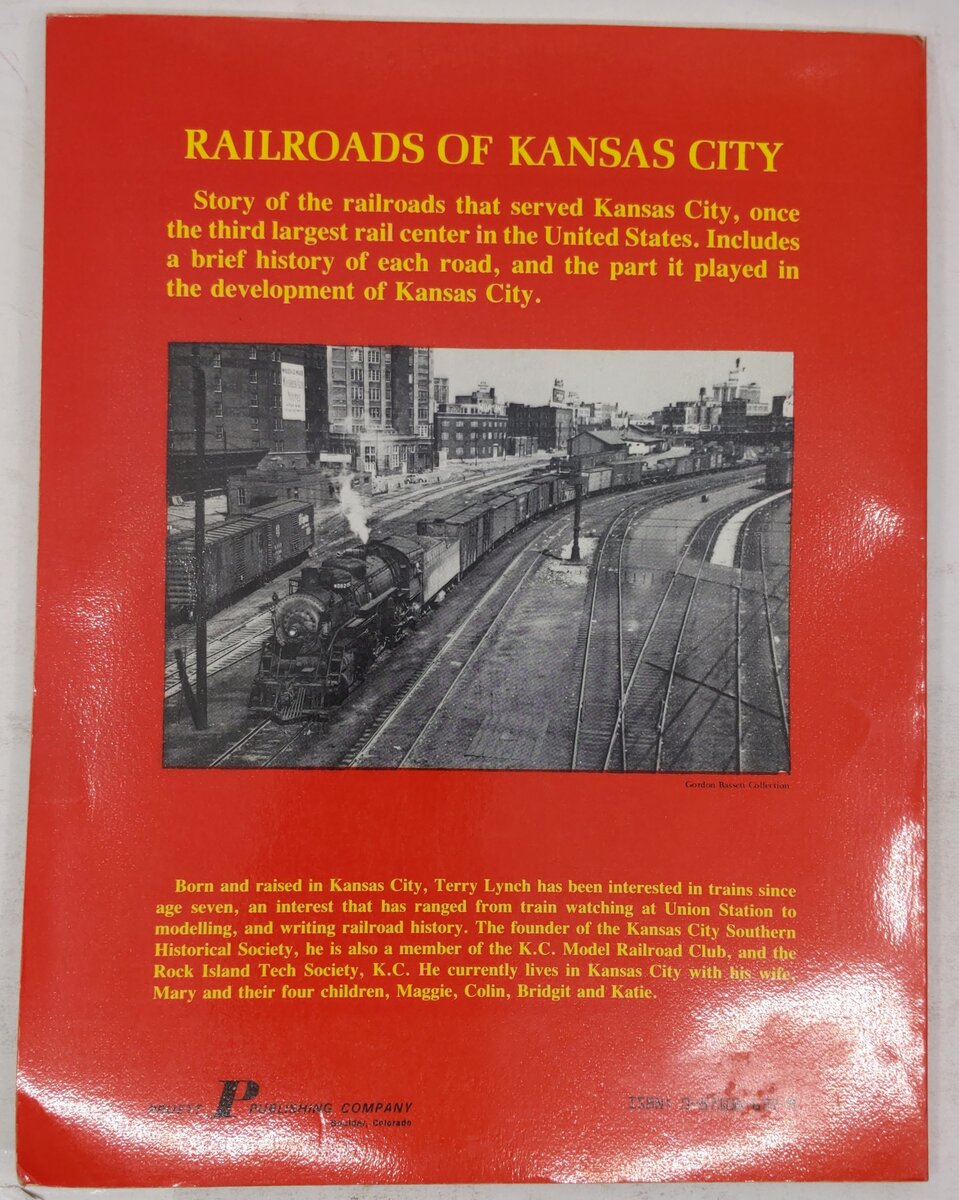 Railroads of Kansas City Paperback Book By Terry Lynch VG