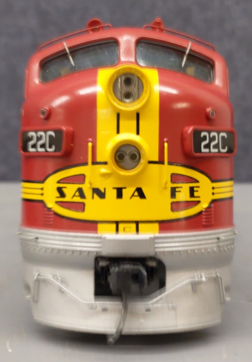 Sunset Models O Gauge ATSF EMD F7 2-Rail Diesel Locomotive #22C NIB