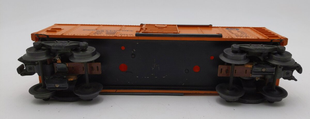 Lionel X2454 Vintage O Pennsylvania Railroad Boxcar w/ Orange Door - 1946 EX