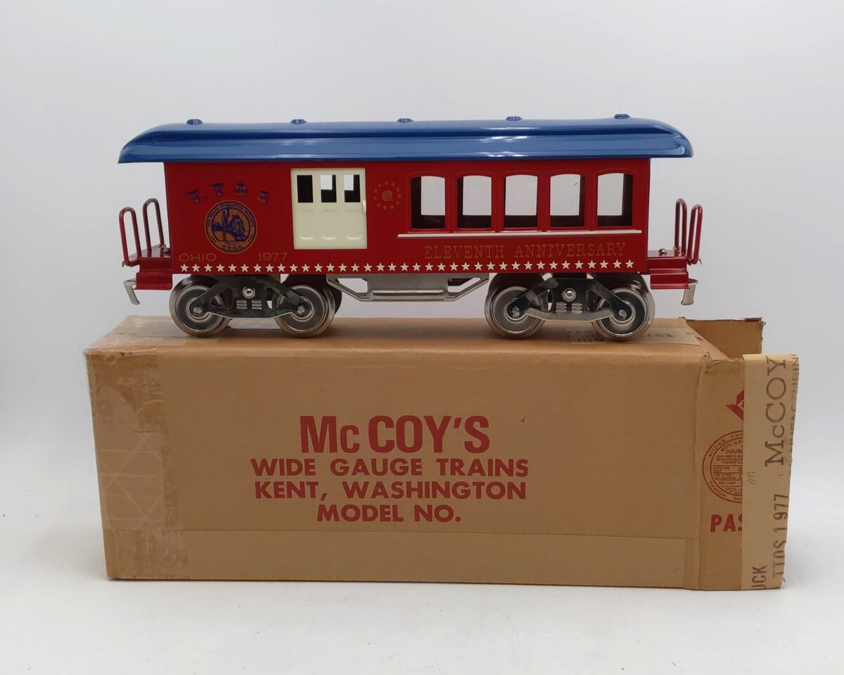 McCoy 1977 Standard Gauge TCA Ohio Combo Car LN/Box