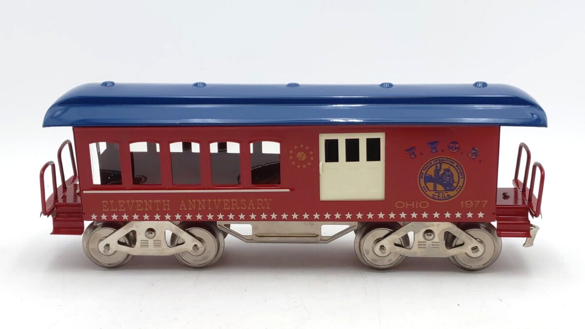 McCoy 1977 Standard Gauge TCA Ohio Combo Car LN/Box